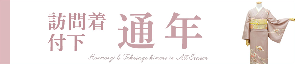 袷の訪問着・付下げ