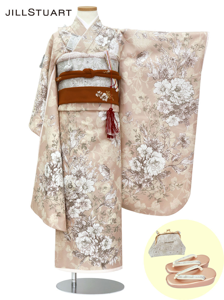 【2022新作】《JILLSTUART》シェルピンクにアネモーヌフルール／七五三・七歳女の子